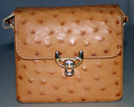 Handtasche aus Straussenlder